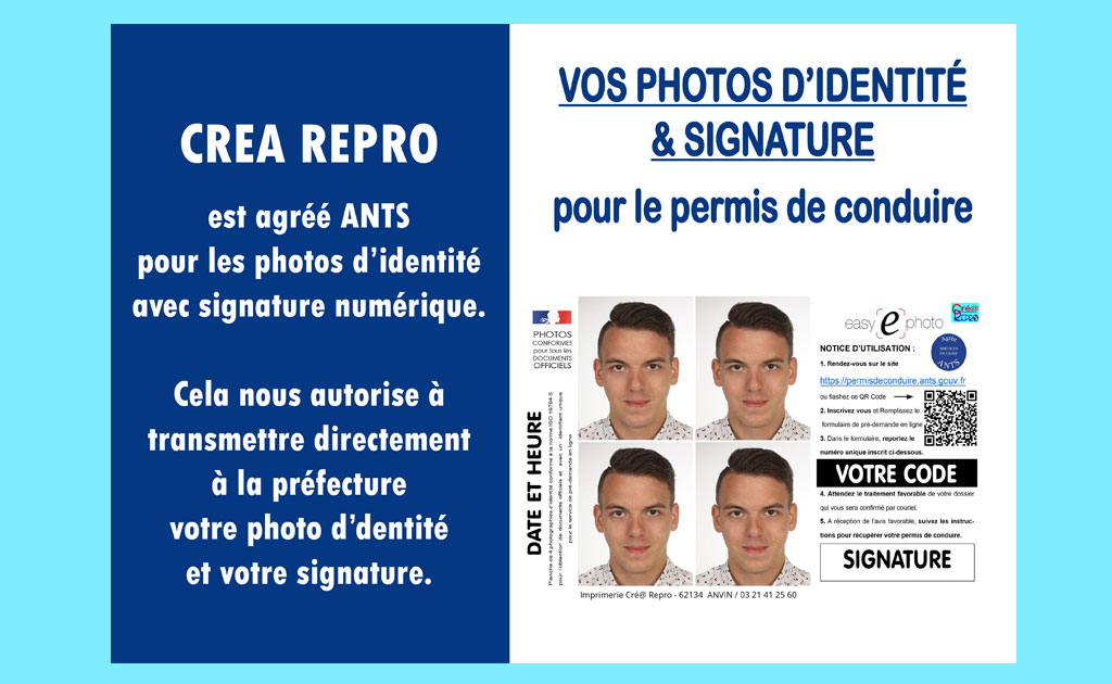 Crearepro votre imprimeur pour vos tirage photos - photos d'identité